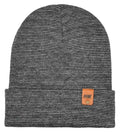 Classic Fusion Cuffed Beanie, Black and Gray