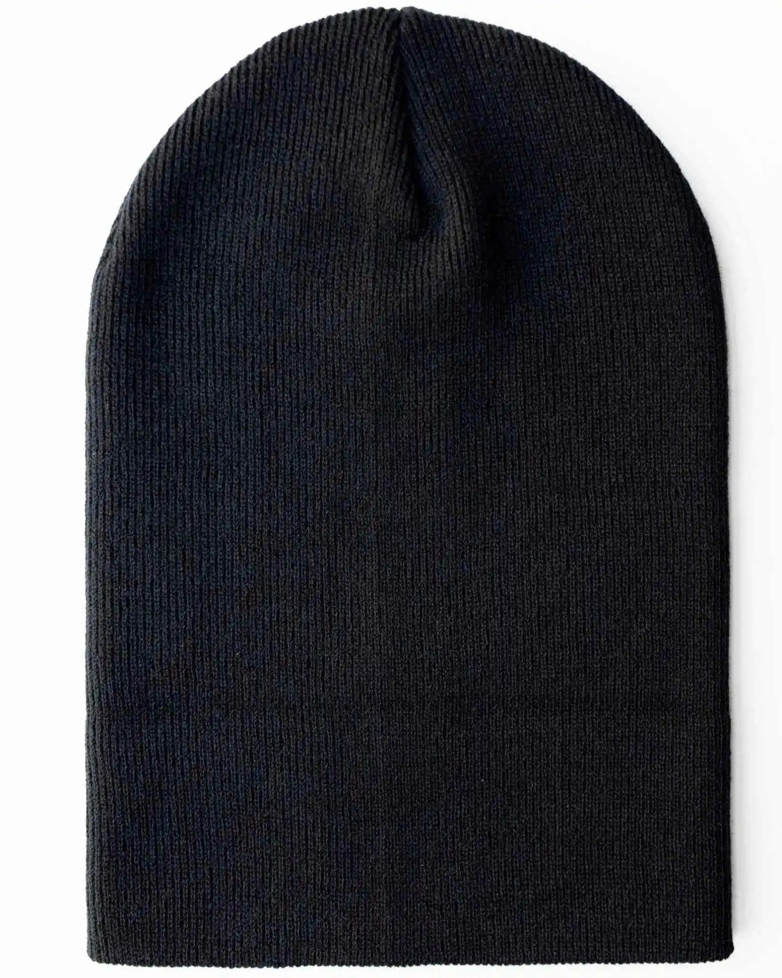 Classic Silent Cuffed Beanie, Midnight Black