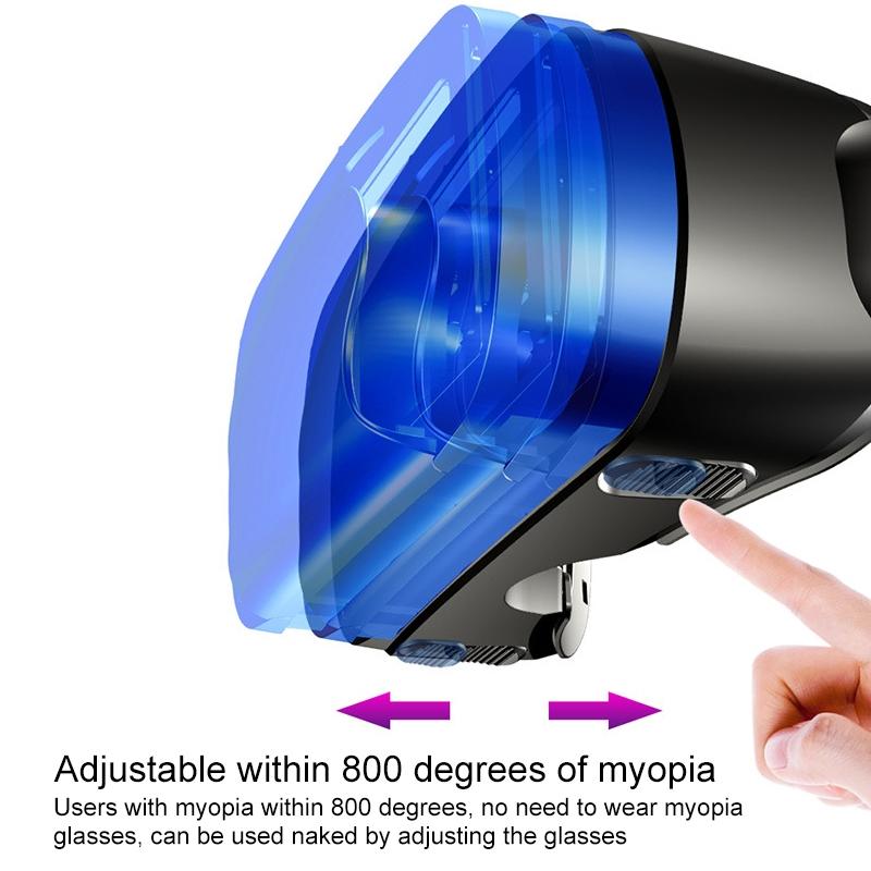 NNEIDS 3D Vr Glasses For Mobile Phones - Blu-Ray Coated Lenses