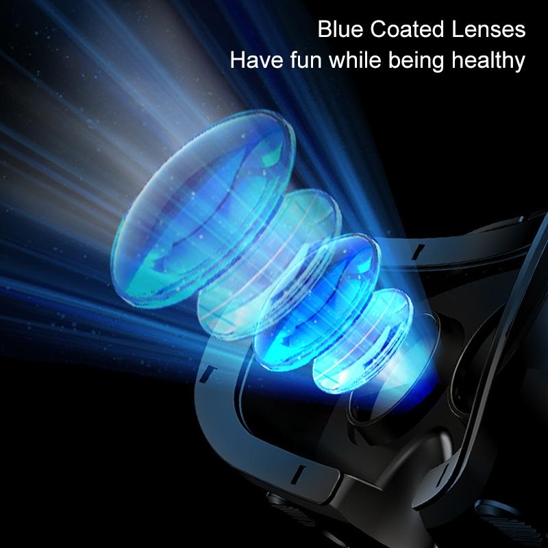 NNEIDS 3D Vr Glasses For Mobile Phones - Blu-Ray Coated Lenses