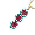 Watermelon fruit huggie earrings | by Ifemi Jewels
