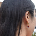 Watermelon huggie earrings | by Ifemi Jewels