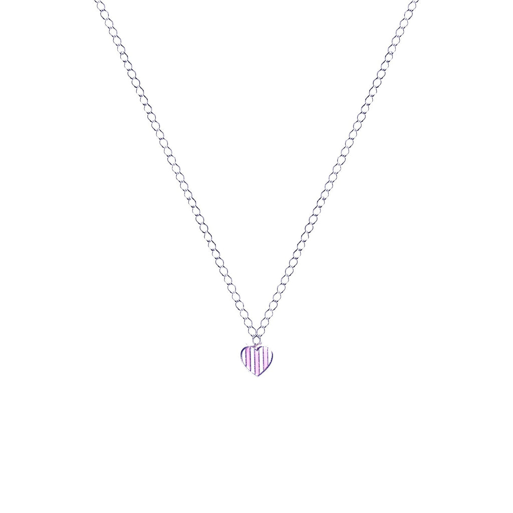 Candy Striped Heart Necklace, Playing Cards inspired Queen of Hearts | by lovedbynlanla