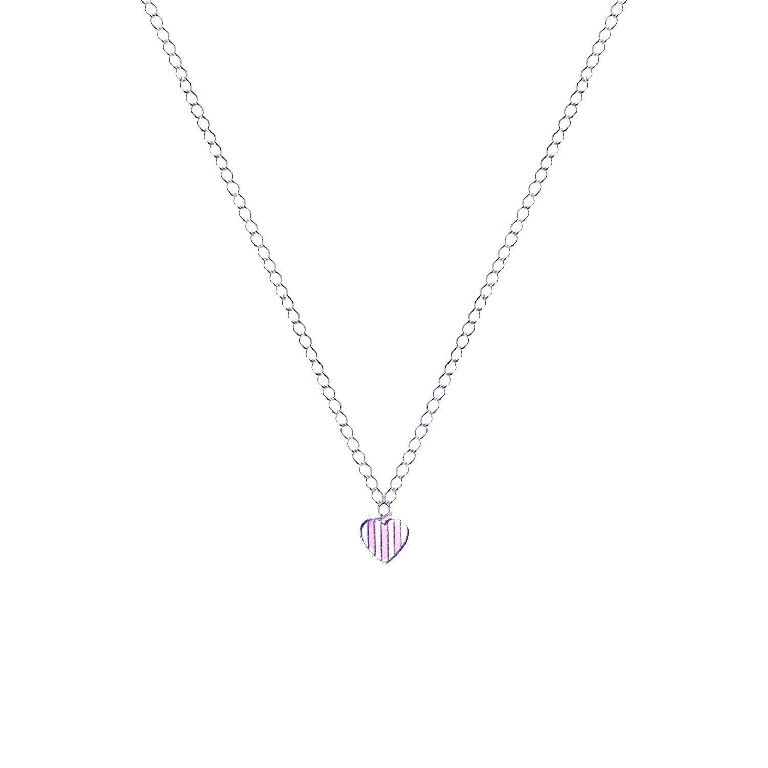 Candy Striped Heart Necklace, Playing Cards inspired Queen of Hearts | by lovedbynlanla