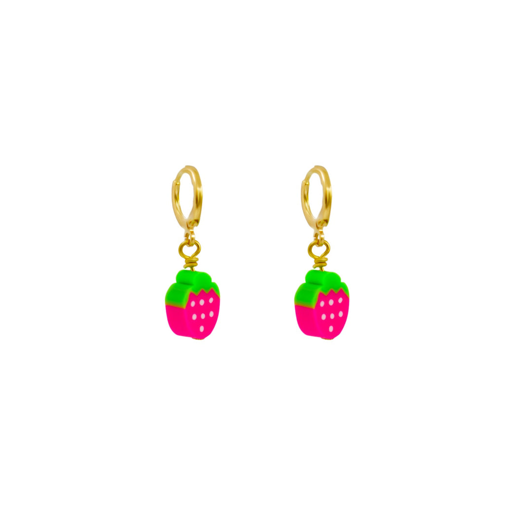 Strawberry Earrings | by Ifemi Jewels