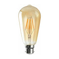 Vintage LED Bayonet Bulb ST64 4W/8W B22 Dimmable Squirrel Cage Light Bulb ~3209