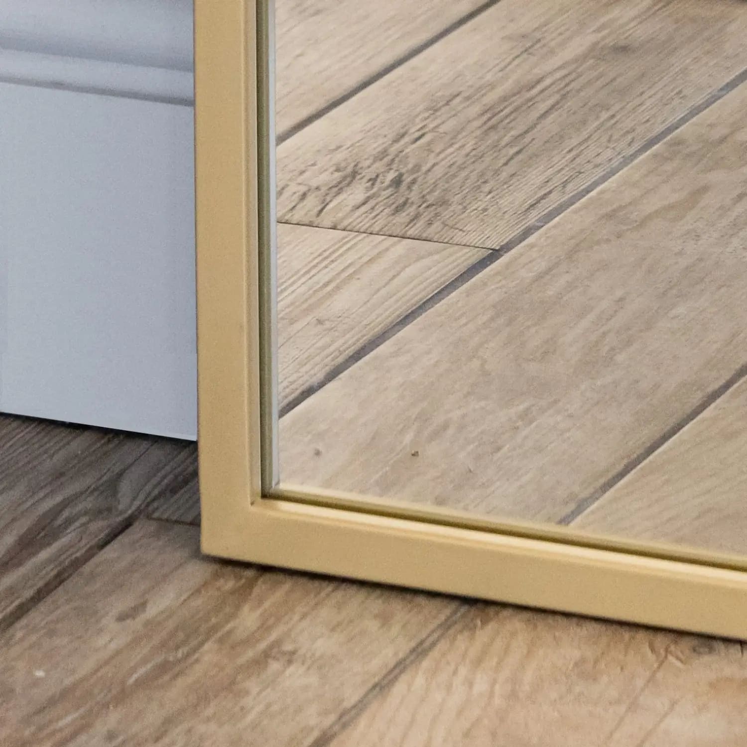 Yoko - Gold Metal Gentle Arch Mirror - 150cm x 60cm
